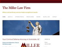 Tablet Screenshot of millerazlaw.com